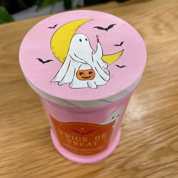 Pink Halloween Ghost Candle Ghostly Marshamallow w/Vanilla NWT - Picture 2 of 5